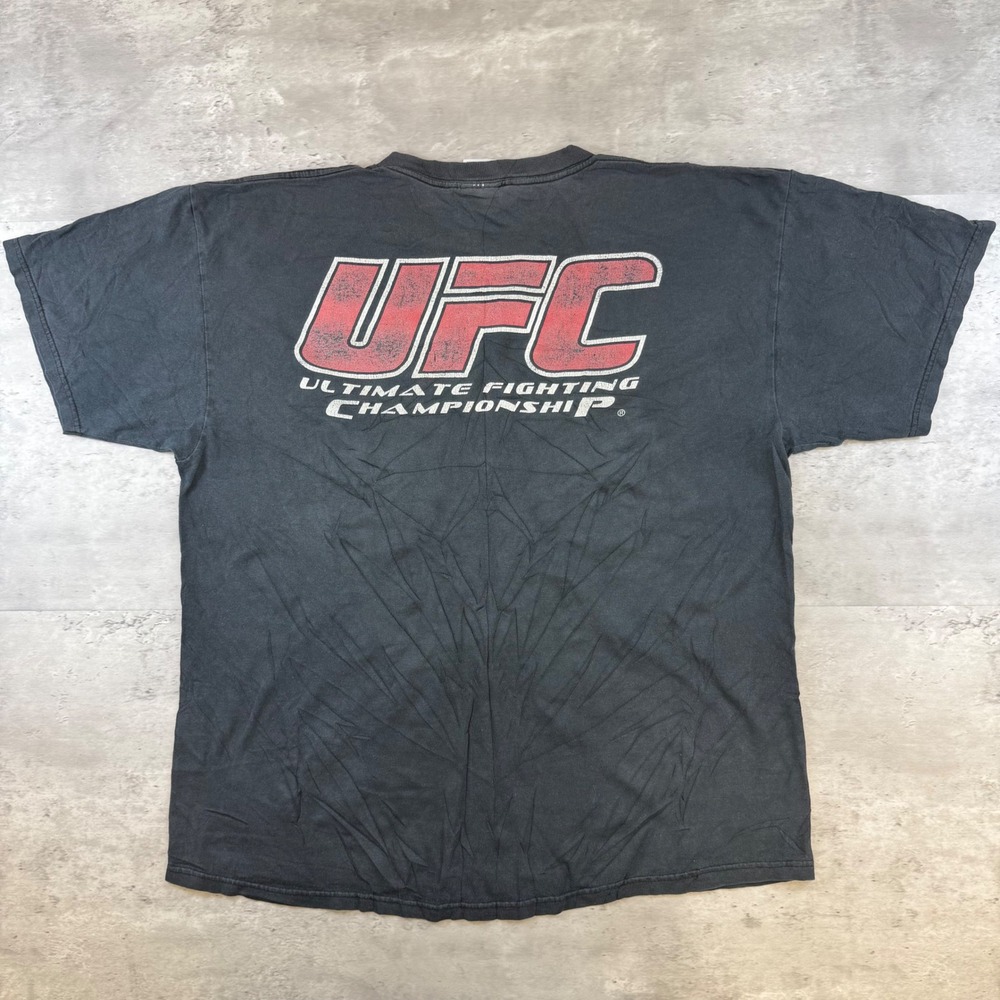 Vintage UFC Ultimate Fighting Championship Graphic T-Shirt Black XL MMA Fighting